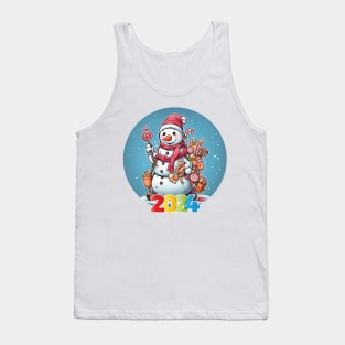 Snowman candy 2024 Tank Top